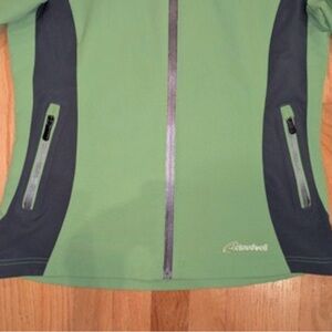 CloudVeil Women's Green and Gray Jacket w/ Hood